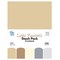 PA Paper Accents Stash Pack Cardstock Pack 8.5" x 11" Light Neutrals, colored cardstock paper for card making, scrapbooking, printing, quilling and crafts, 65lb., 40 pieces